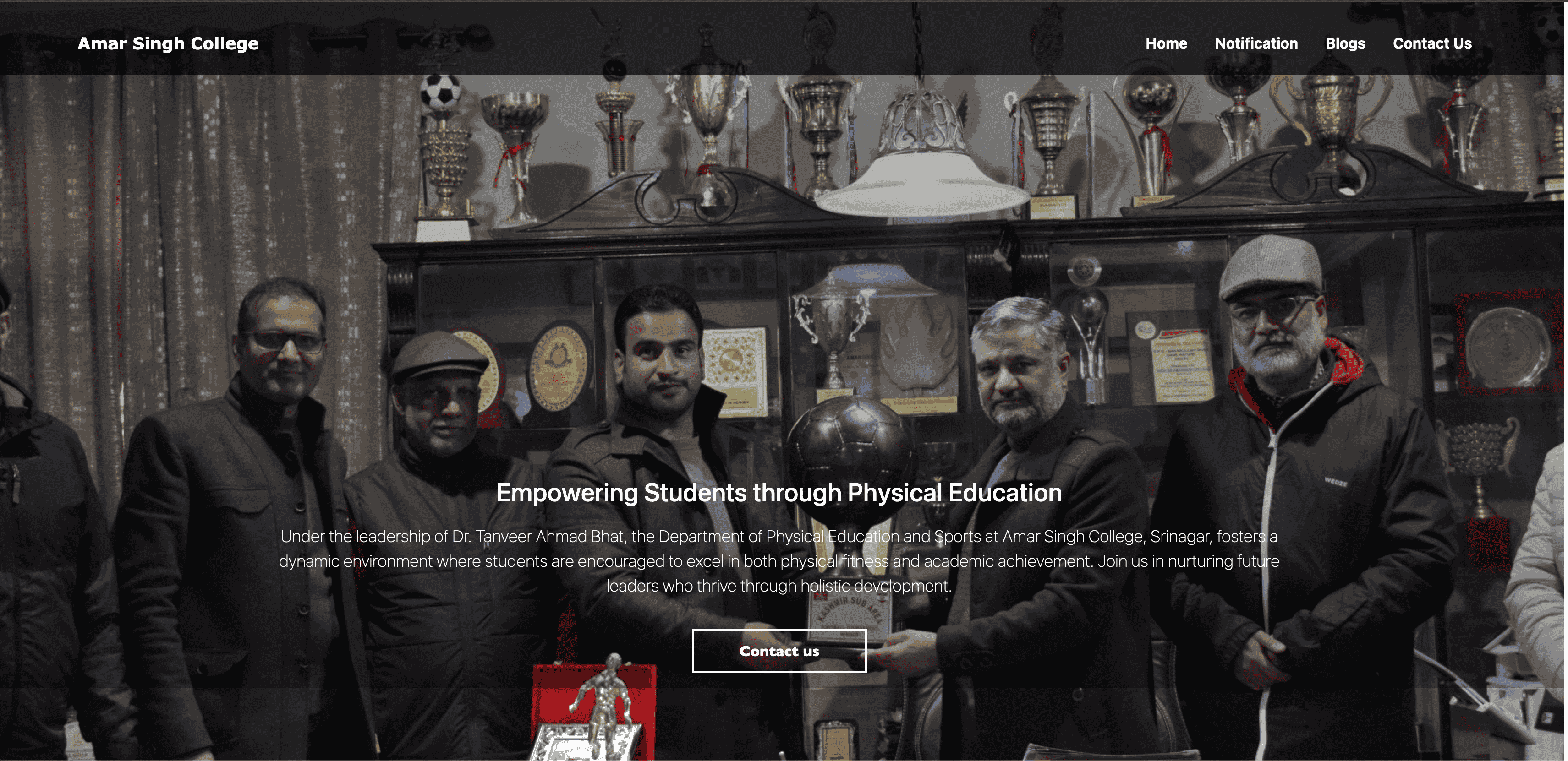 Amar Singh College – Physical Education Website