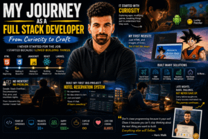 My Journey as a Full Stack Developer — I Never Started for the Job Written by Haris Malik