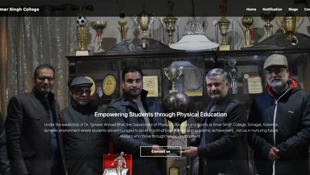 image of amarsingh website