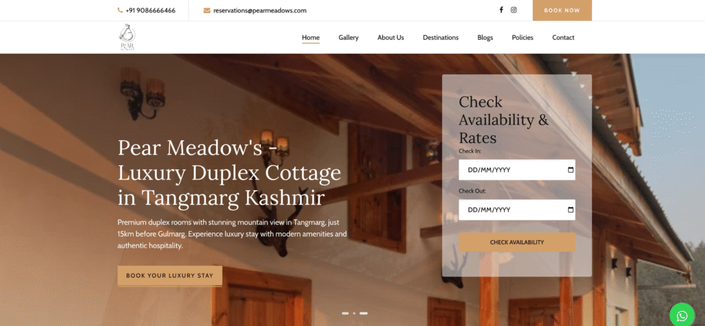 pear meadows website