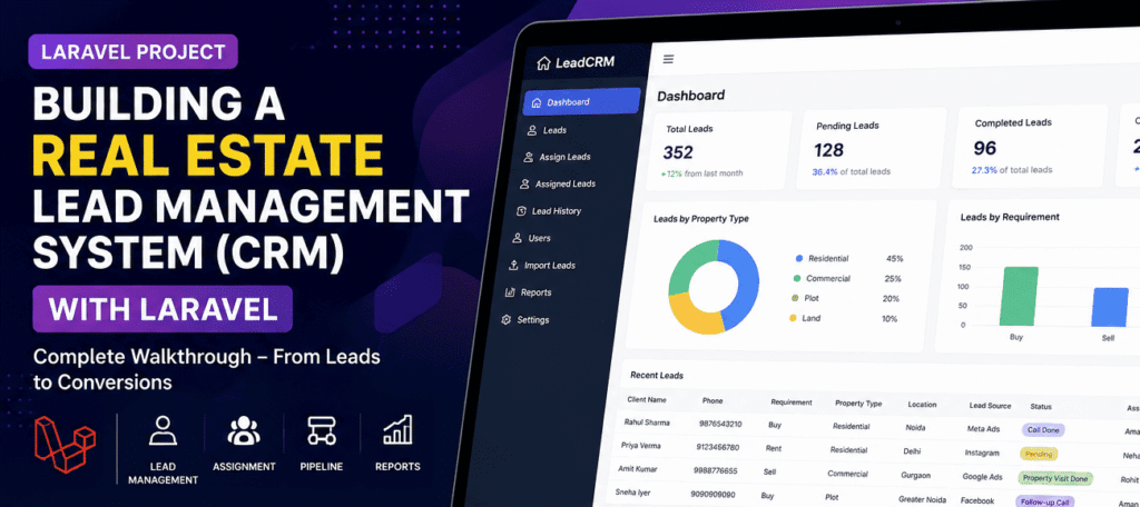 Real Estate Lead Management CRM
